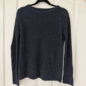 Mango Navy Blue Sweater